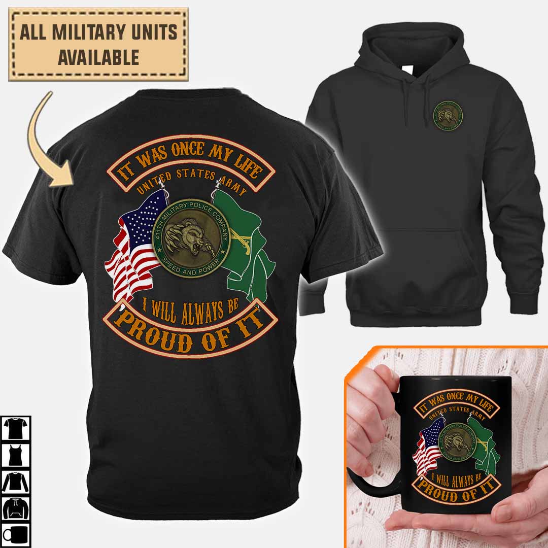 411th MP CO 411th Military Police Company_Cotton Printed Shirts