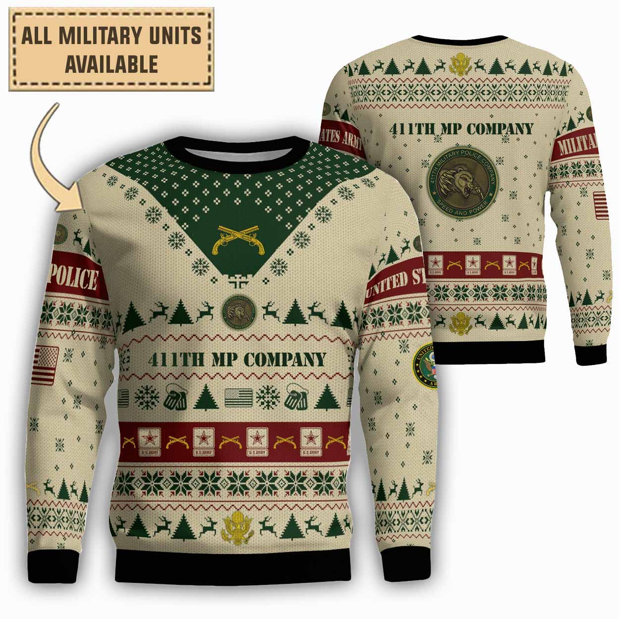 411th MP CO 411th Military Police Company_Lightweight Sweater