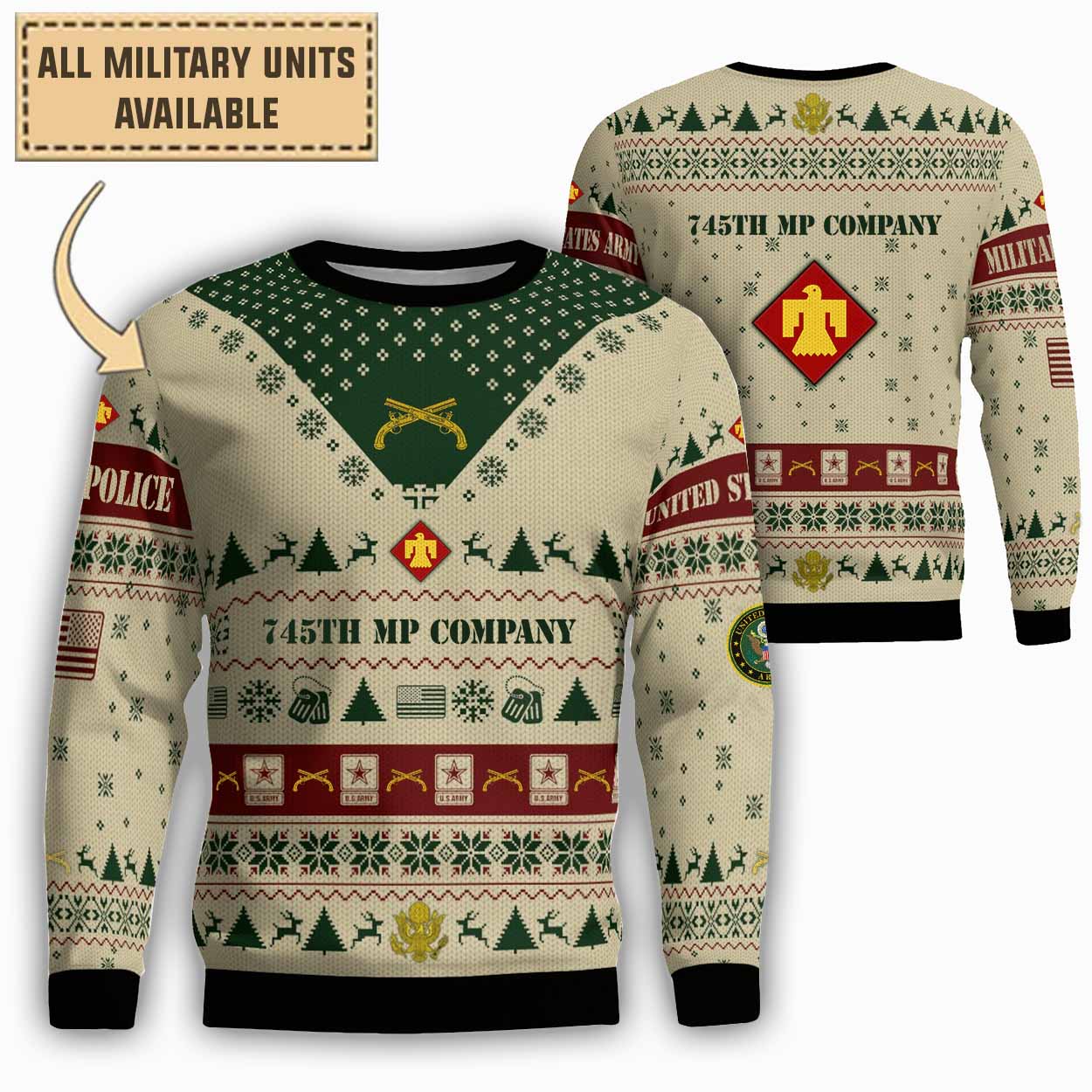 745th MP CO 745th Military Police Company, 45th IBCT_Lightweight Sweater
