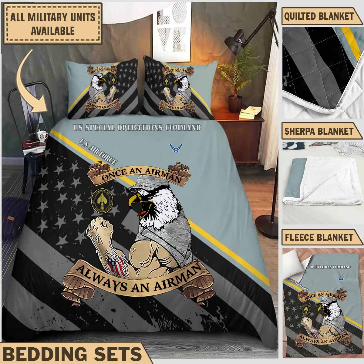 USSOCOM United States Special Operations Command_Bedding Collection