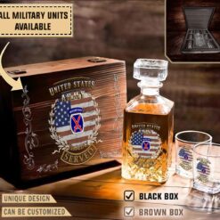 10th mp co 10th military police company 10th mtn divmilitary decanter set 1phrd