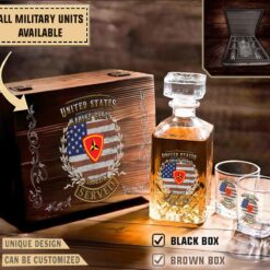 3rd marine divisionmilitary decanter set mywr3