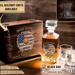67th qm bn 67th quartermaster battalionmilitary decanter set mg27k