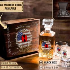 c company 1 32 infantry 7th idmilitary decanter set snedt