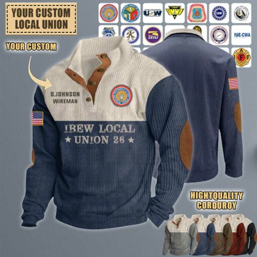 Custom Union Local Stand Collar Sweatshirt